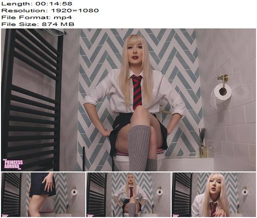 Serveprincessaurora School toilet sissy Bullied by the cool girls preview