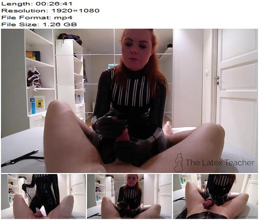 The Latex Teacher  Edging And Ruined Orgasm On My Slave Starring Lady Kara preview