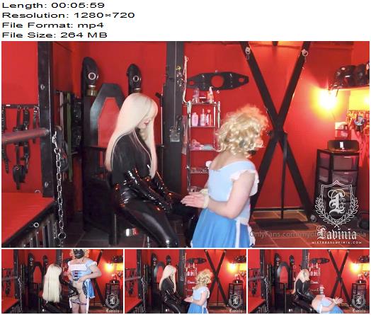 Ball bondage sissy is restrained with ropes and endures cock and ball bondage preview