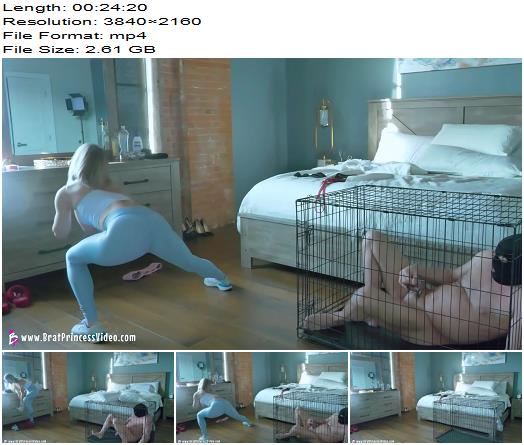 Brat Princess 2  Amber  Behind the Scenes Morning Workout Routine preview