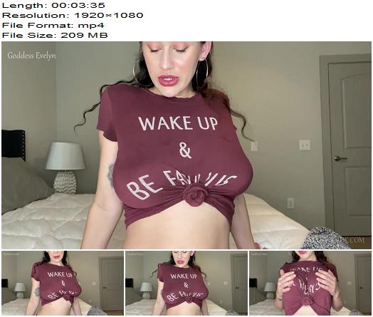 Goddess Evelyn  Tshirt Tit Tease preview