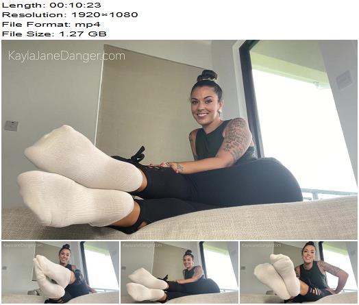 KaylaJaneDanger  Gym Brat Foot Domination and JOI in Sweaty Socks preview