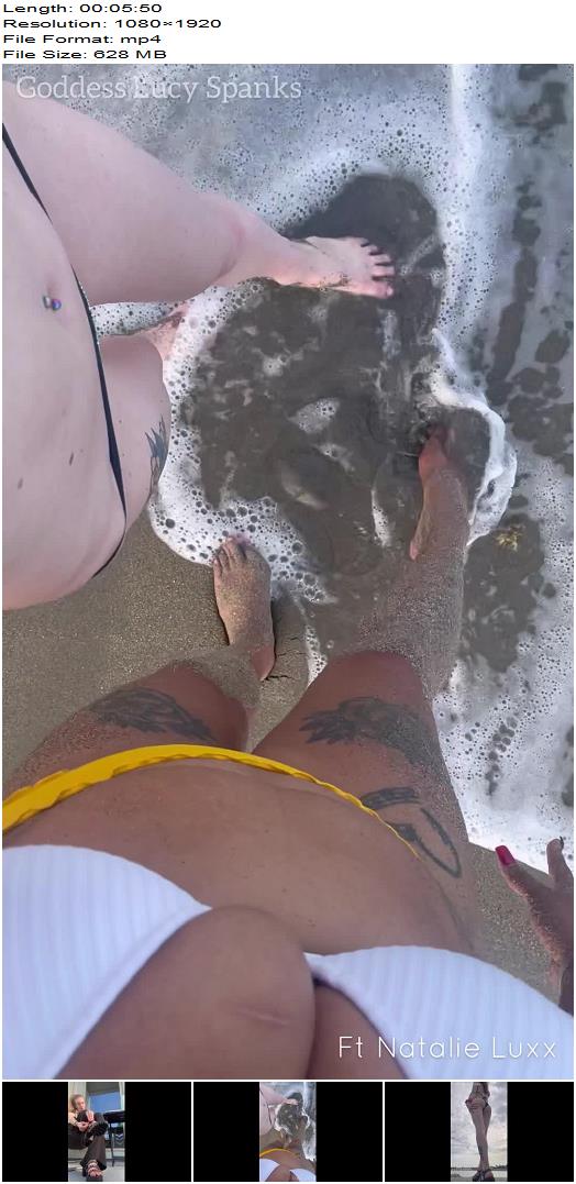 LucySpanks  Findom Vacation Foot Footage preview