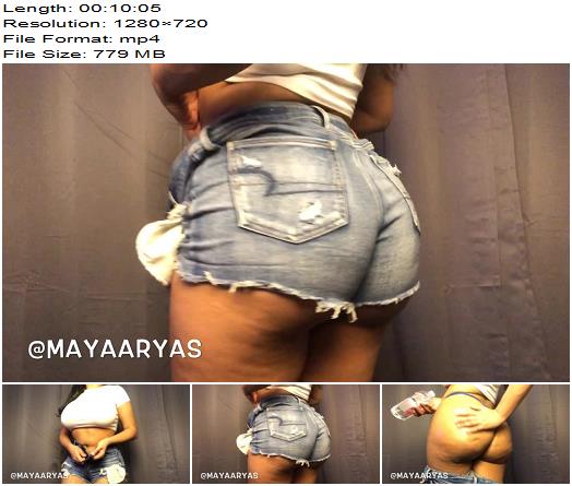 MayaAryas  Mayas Jean Shorts JOI preview