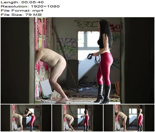 Mistress Luciana di Domizio  Whipping in the coridor preview