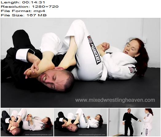 Mixed Wrestling Heaven  Inferno  Student Humiliates Sensei Judo Throws and Foot Domination preview