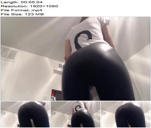 PrincessCica  Ass Tease in Hot Latex Leggings preview