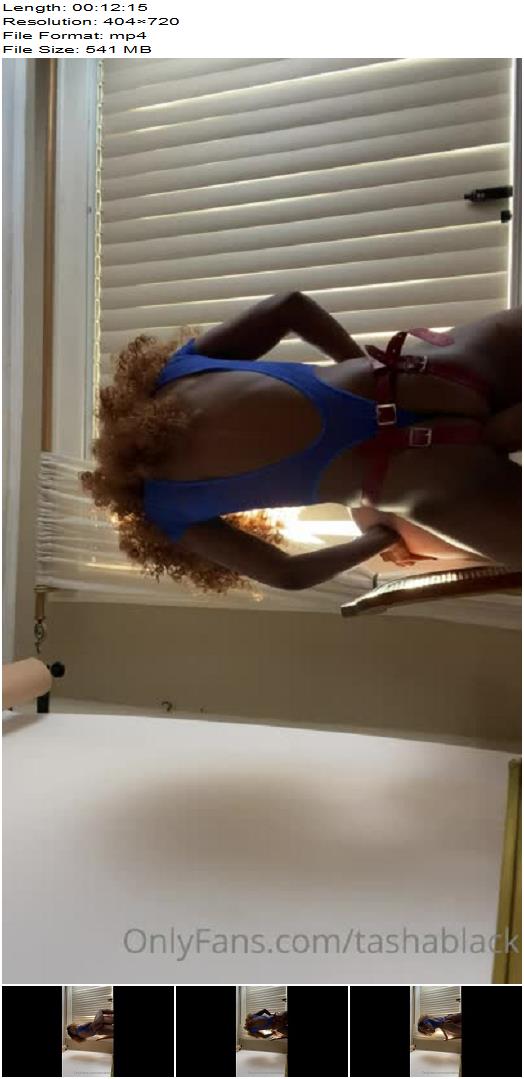 Tasha Black Pegging in the morning preview