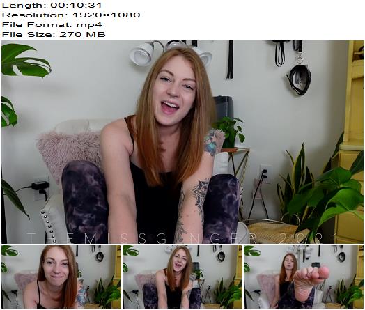 The Miss Ginger  Financially Fucked By Feet  Custom preview