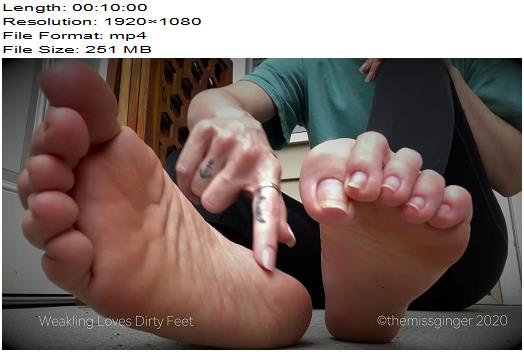 The Miss Ginger  Weakling Loves Dirty Feet preview