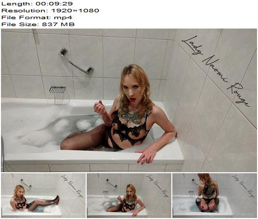 Lady Naomi Rouge  Wet pantyhose stepsister in the bathtub preview