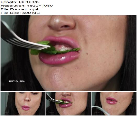 Lindsey Leigh  Chewing Salad Up Close preview