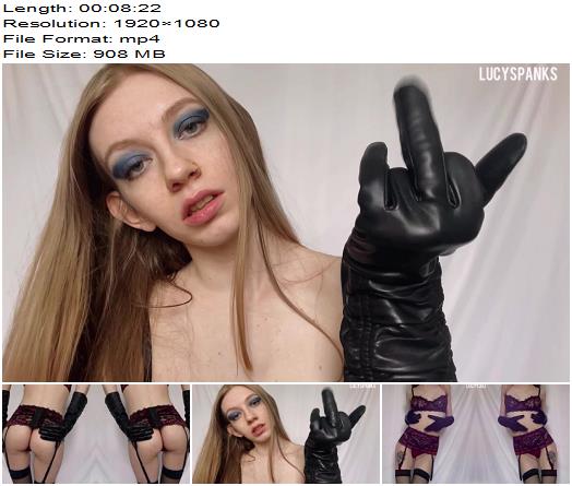 LucySpanks  Leather Gloves and Aroma preview