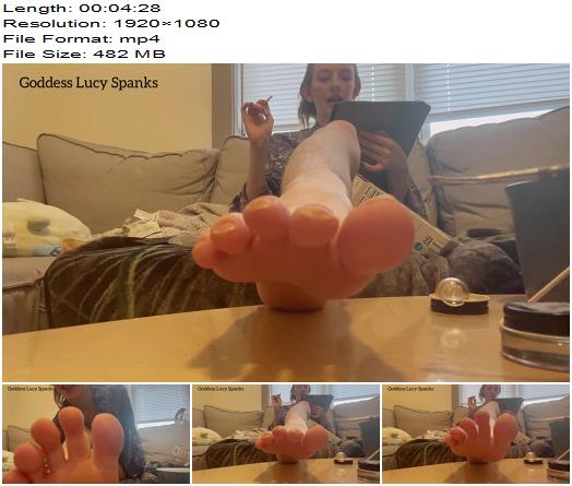 LucySpanks  Lifestyle Femdom POV Foot Slave preview