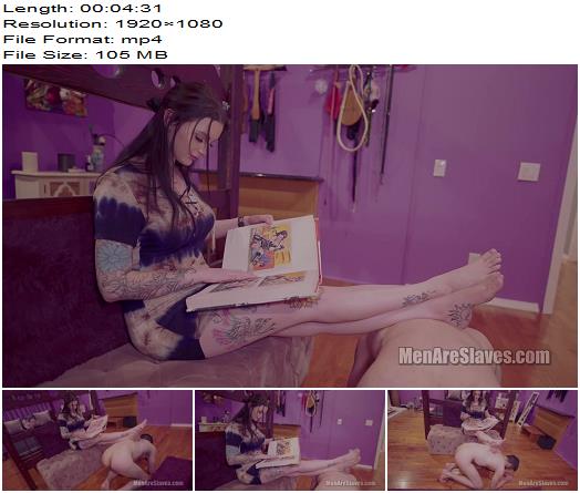 Men Are Slaves  Mistress Ali  Dont You Dare Move Down There preview