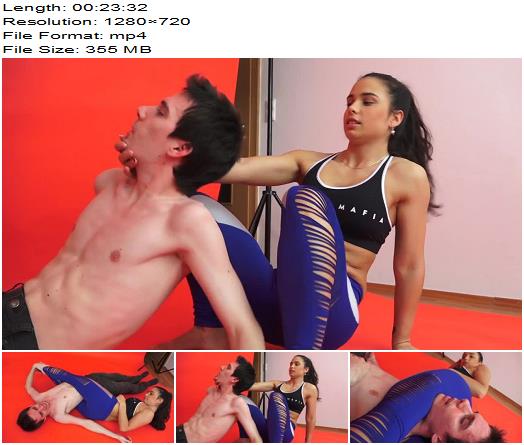 Mistress Mira Angry Fitness Model Epic Agony Between My Muscular Legs preview