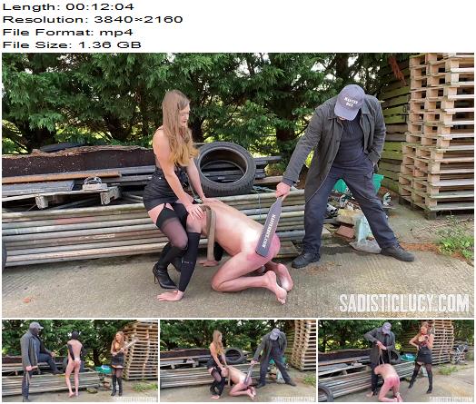 Sadistic Lucy  Thrashing a new slave with my friend Master Bex  Miss Honour May 4K UHD preview