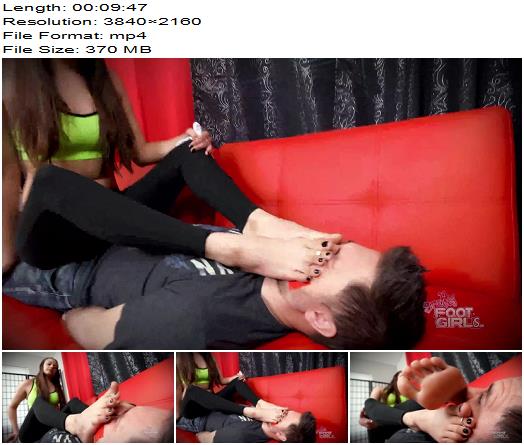 Bratty Foot Girls Princess Ivorys stinky sole sniffer preview