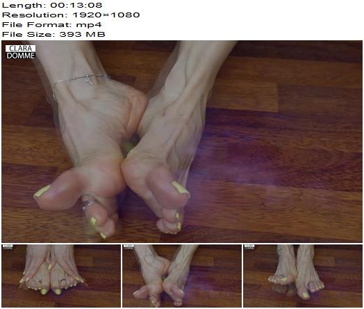 ClaraDomme All you need is my feet preview