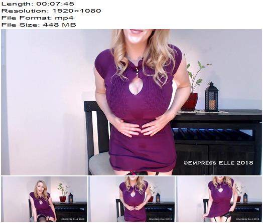 Empress Elle  Cuck licking cum drops preview
