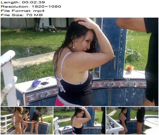 Femdom Austria Beating Them Under The Shower preview