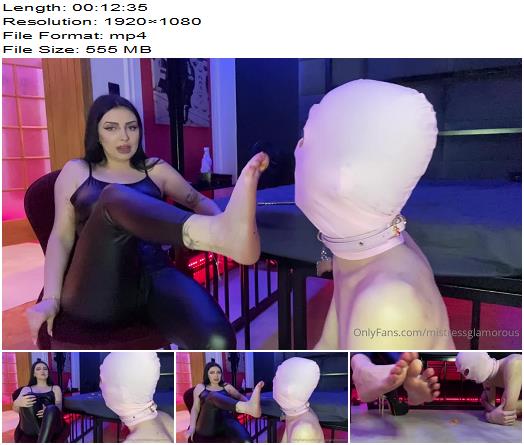 Fetish Chateau Dommes  Mistress Glamorous  Perfect Dinner For Slave Eating Tangerines From My Feet preview