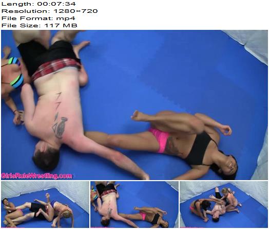 Girls Rule Wrestling  Roxie Rae and Elan Kane  FMF Tickle Match 2 preview