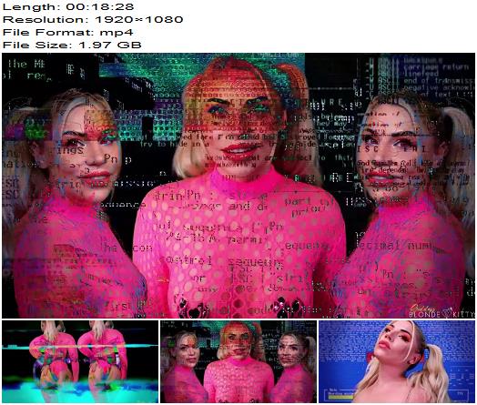 Goddess Blonde Kitty The Simulation GLITCH preview