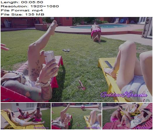 Goddess Kitra  Victoria Sunshine  Pool Boy Puppy Ottoman preview