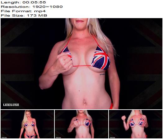 Lexi Luxe  AMERICAN SLAVES LOVE THIS BRITISH BRAT preview