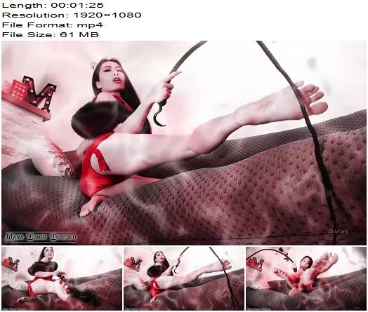 MAYA LUXE LONDON Mistress Maya Liyer Findom Foot Date preview
