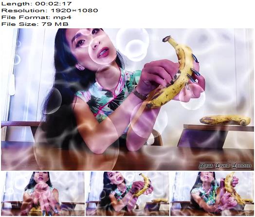 MAYA LUXE LONDON  Mistress Maya Liyer  You Are Jealous Of This Banana How Humiliating preview