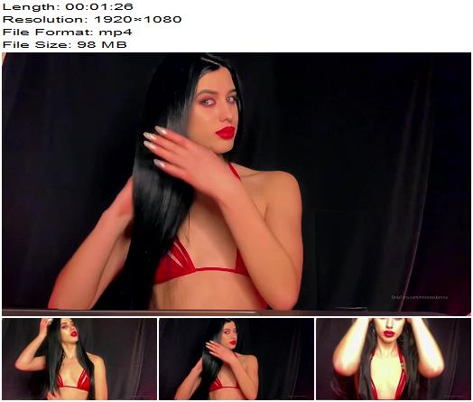 MEAN KARINA KALASHNIKOVA  Mistress Karina  Hair Fetish  Brushing My Perfect Long Hair preview