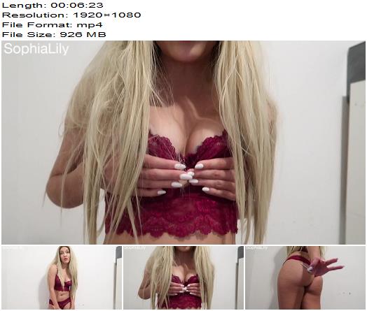 Miss Sophia Lily Locked up for Bratty Blonde Chastity preview