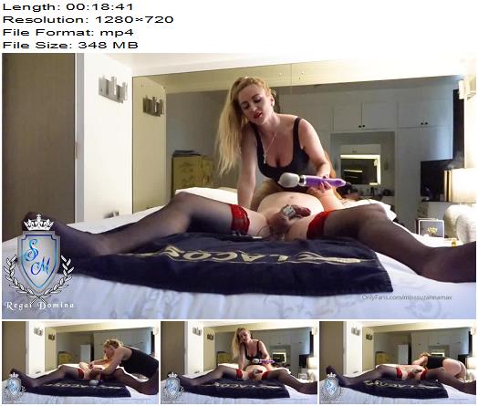 Miss Suzanna Maxwell  I Expertly Edge Him With The Doxy Tightening The Spikes Digging Into His Cock preview