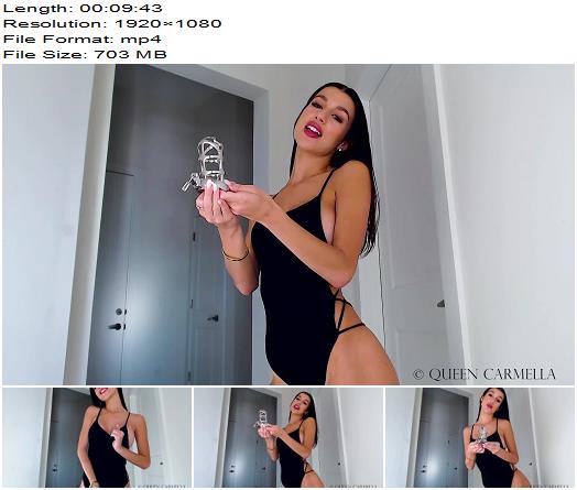 Queen Carmella  Turning In Your Manhood Chastity For Beginners preview