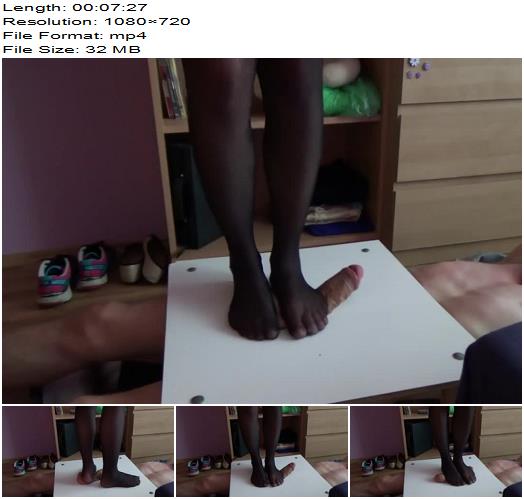 VIP Crusher 40 CBT and Femdom Trampling with Black Nylon preview
