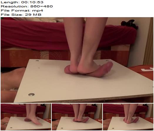 VIP Crusher 40  Sexy Legs Playing Tease Trample and Stomp on Cock and Balloon in to Cumshot preview