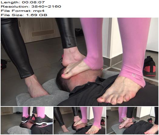 Femdom Austria  Double Blondie Head And Face Trampling 4K preview