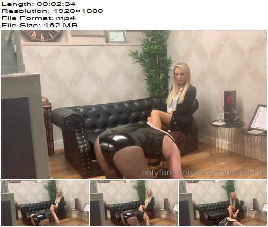 Lady Dark Angel UK Session Clip Worship My Shoes preview