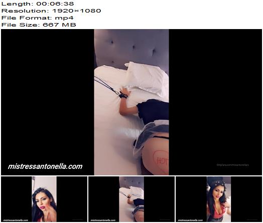 Mistress Antonella  Follow Me My Sissy Session And The Gifts I Received From My Bitch preview
