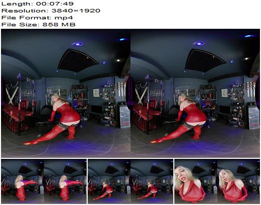 The English Mansion  Mistress Sidonia  Red Leather Submission  VR preview