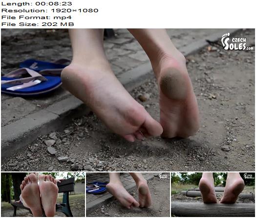 Czech Soles  Barefeet Teasing At Park preview