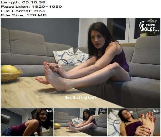 Czech Soles  Lexis Long Toes Teasing And Self Foot Sucking preview