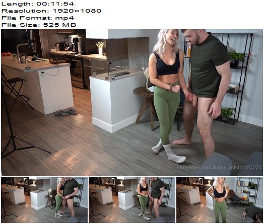 Kinky Mistress  BB and SPH in My Green Leggings preview