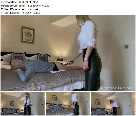 Mistressscarlet  Domina Scarlet  A Strapping On The Bed preview