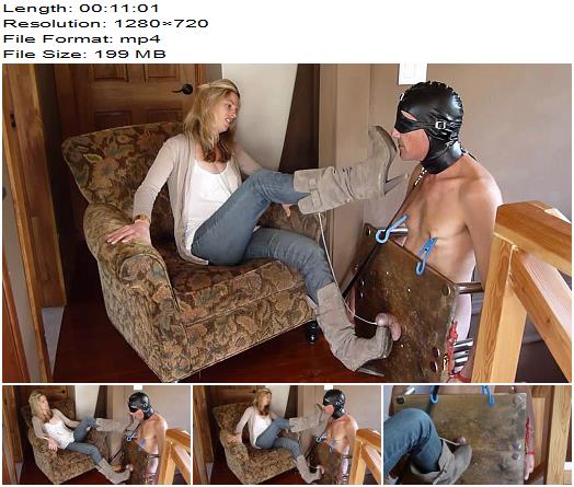 Cruel Sara Ruined Orgasm While Licking Dirty Boots preview