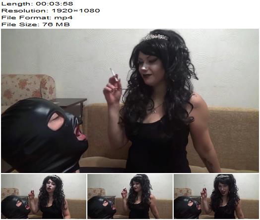 Femdom Austria  Dominant Smoking And Ashtray With A Masked Face preview