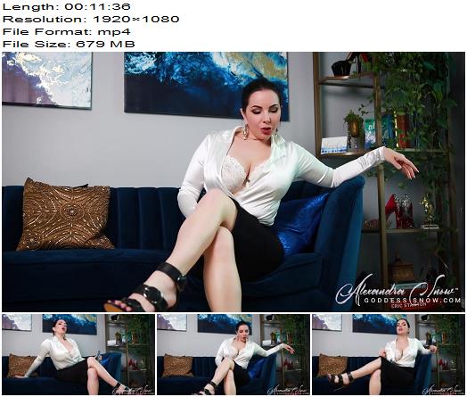 Goddess Alexandra Snow  Smoking StepMommy Humiliation preview