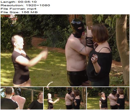 Governess Ely and Mistress Evilyne  Whipped in the sun 2 preview